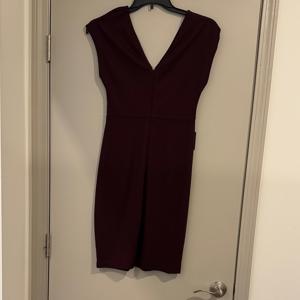 Express Burgundy Midi Dress